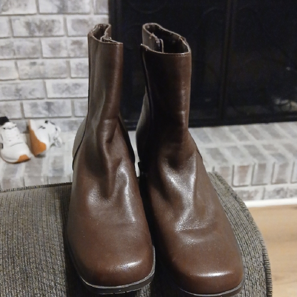 St. John's Bay Shoes - St. John's Bay Dark Brown Ankle Boots